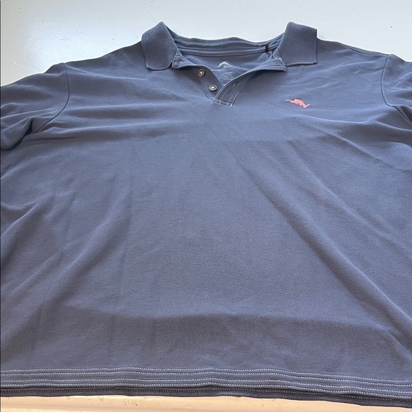 Tommy Bahama XL Blue Short Sleeve Collared Polo Style Shirt - Picture 1 of 5